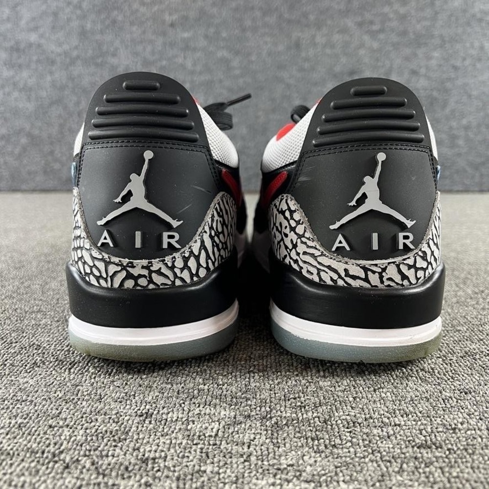 Nike Jordan Legacy 312 Low Shoes Mens 13 Black Red Blue Elephant CD7069 004 - Picture 9 of 11